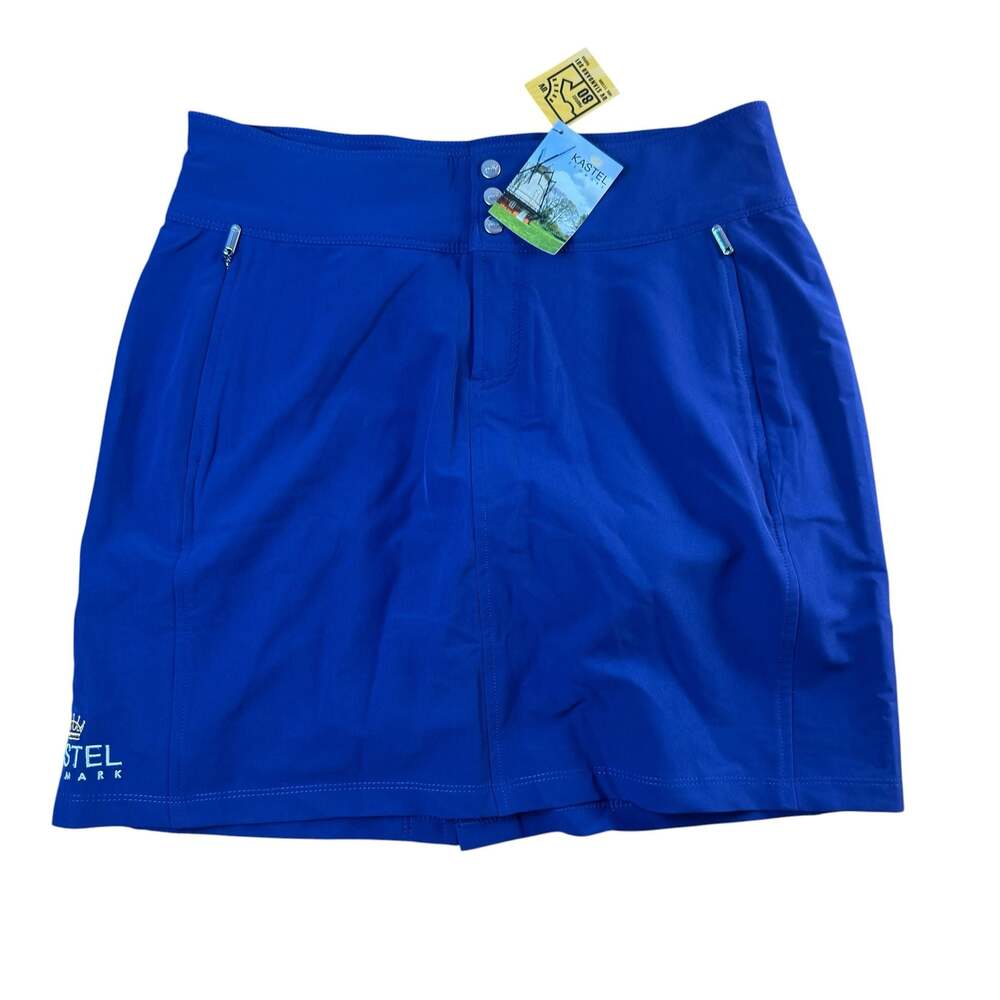 Kastel Denmark Blue Athletic Skort with Pockets New with Tags
